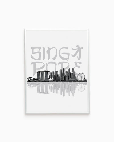 Poster Skyline Singapore
