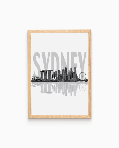 Poster Skyline Sydney
