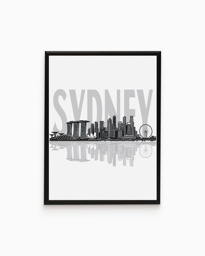 Poster Skyline Sydney