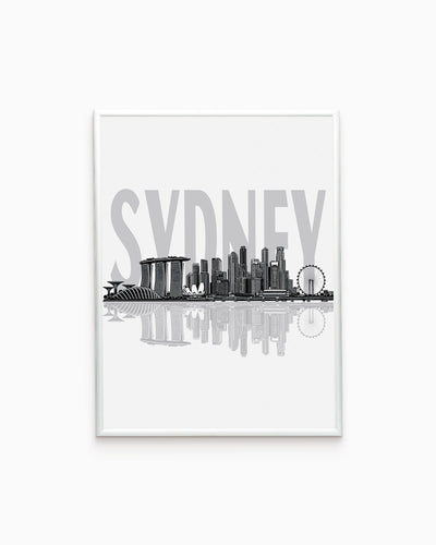 Poster Skyline Sydney