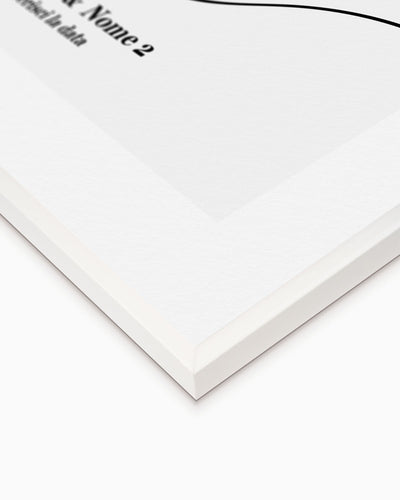 poster personalizzato moderno idea regalo, complemento d'arredo #colore_cornice-bianca