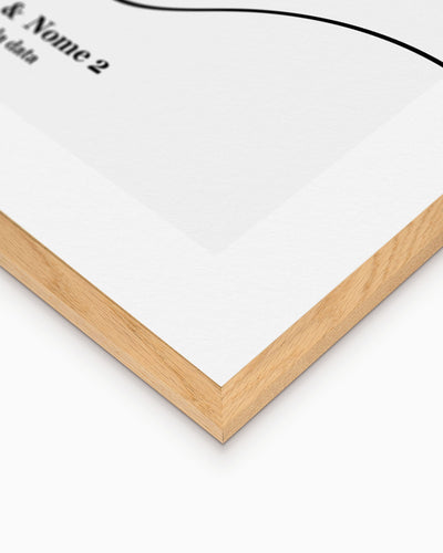 poster personalizzato moderno idea regalo, complemento d'arredo #colore_cornice-wood-natural