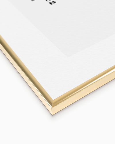 poster personalizzato moderno idea regalo, complemento d'arredo #colore_cornice-oro