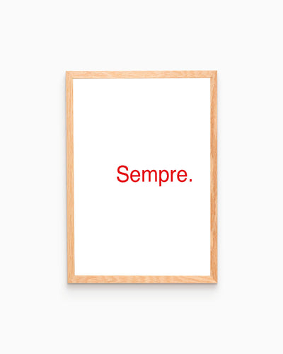 Poster Personalizzato Sempre