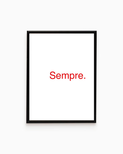 Poster Personalizzato Sempre