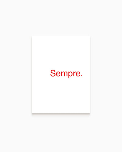 Poster Personalizzato Sempre