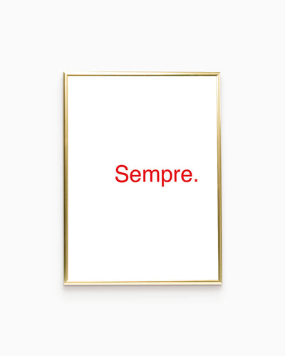 Poster Personalizzato Sempre