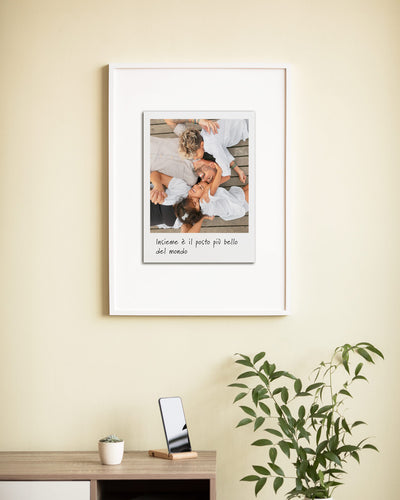 Poster Personalizzato Polaroid con dedica