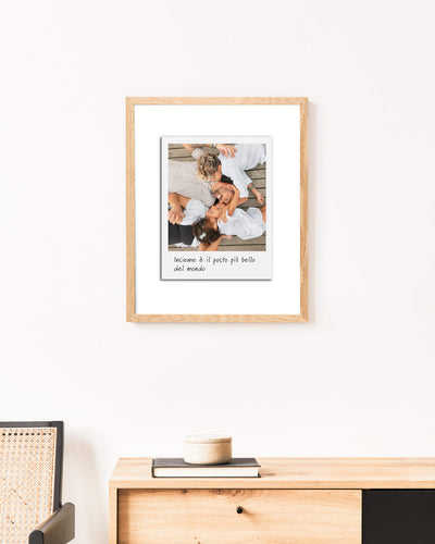 Poster Personalizzato Polaroid con dedica