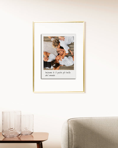 Poster Personalizzato Polaroid con dedica