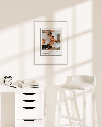 Poster Personalizzato Polaroid con dedica