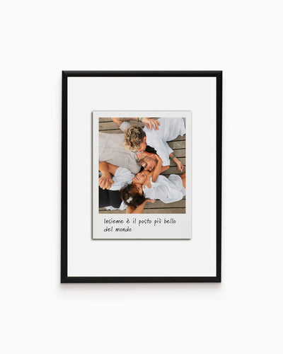 Poster Personalizzato Polaroid con dedica
