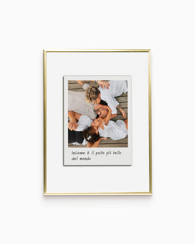 Poster Personalizzato Polaroid con dedica