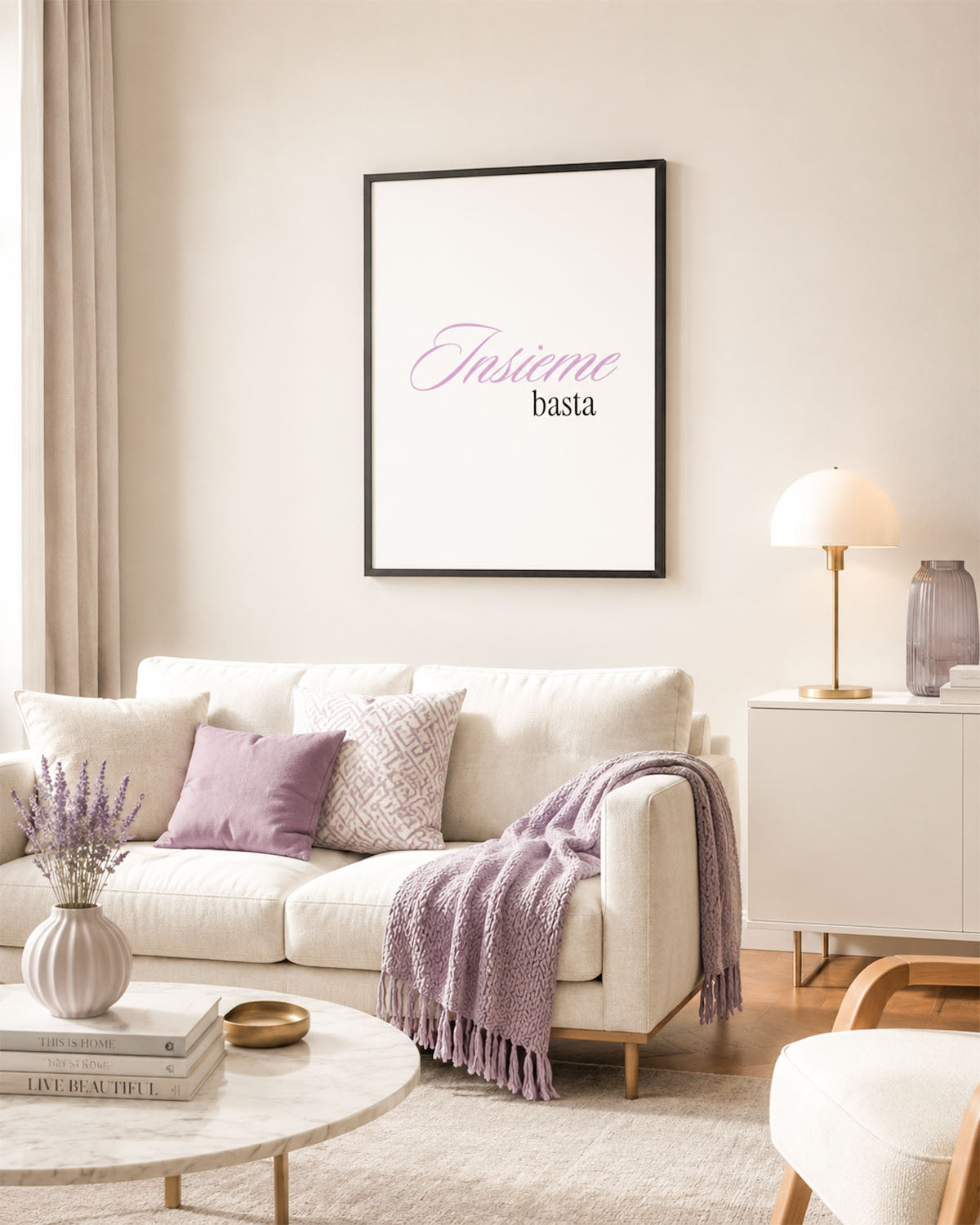 poster Typography con testi e citazioni, decorazione casa ideale per ambienti moderni 