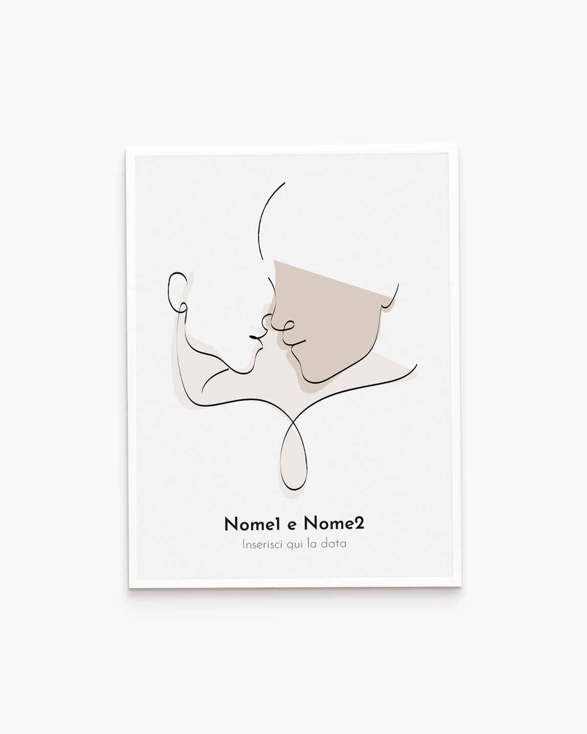 poster personalizzato idea regalo per casa moderna #colore_cornice-bianca