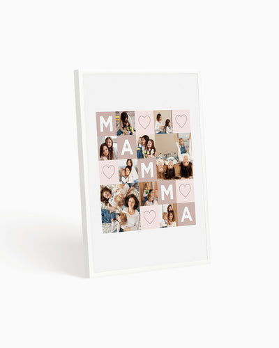Poster Personalizzato Collage Mamma