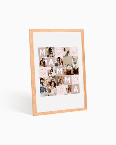 Poster Personalizzato Collage Mamma