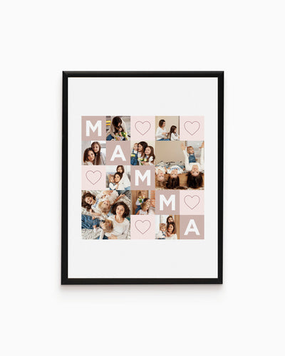 Poster Personalizzato Collage Mamma