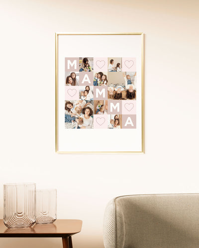 Poster Personalizzato Collage Mamma