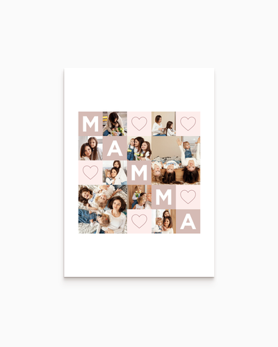 Poster Personalizzato Collage Mamma