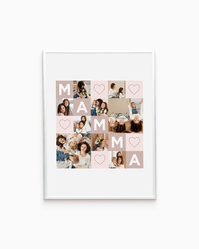Poster Personalizzato Collage Mamma