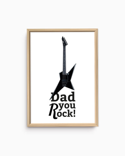 Poster Dad you rock