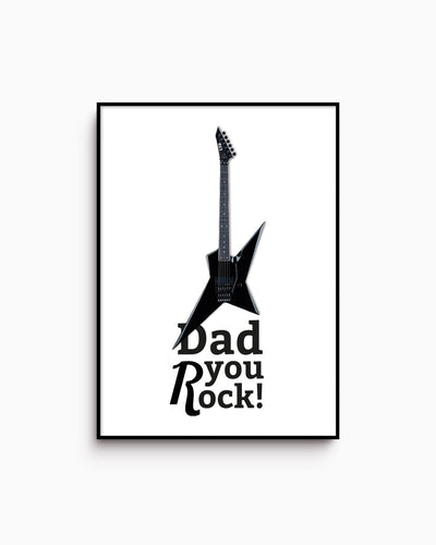 Poster Dad you rock