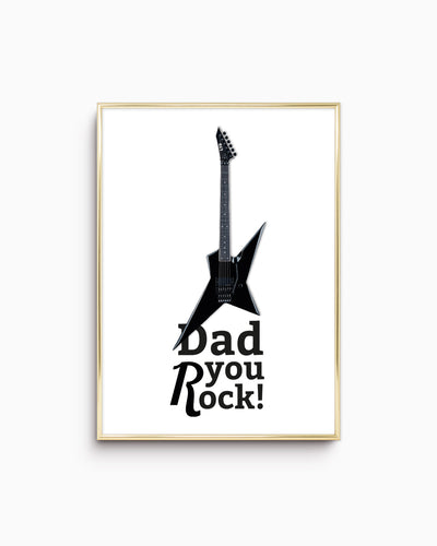 Poster Dad you rock