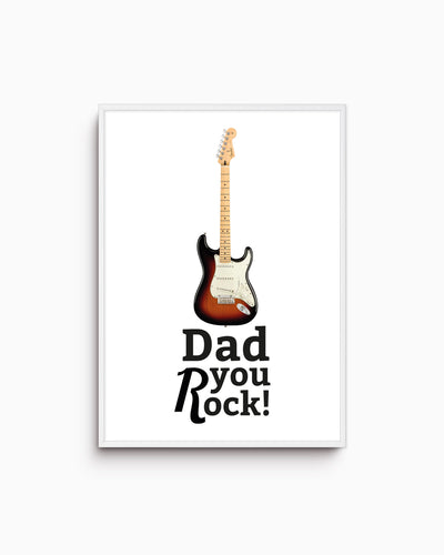 Poster Dad you rock