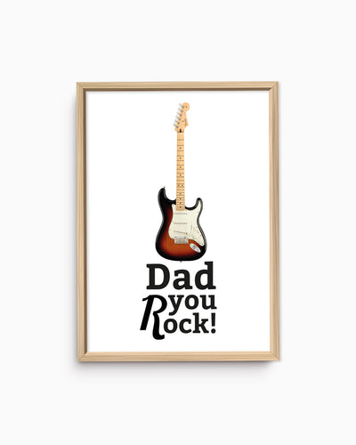 Poster Dad you rock