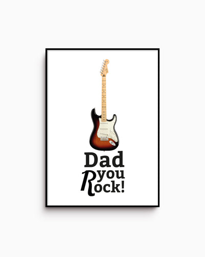 Poster Dad you rock