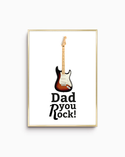 Poster Dad you rock