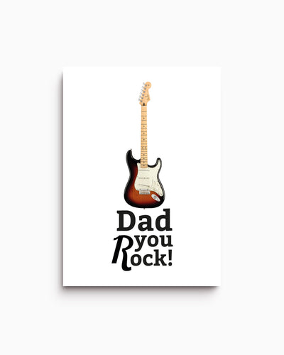 Poster Dad you rock