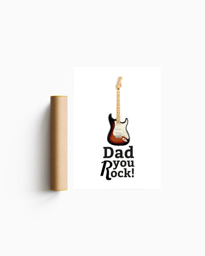 Poster Dad you rock