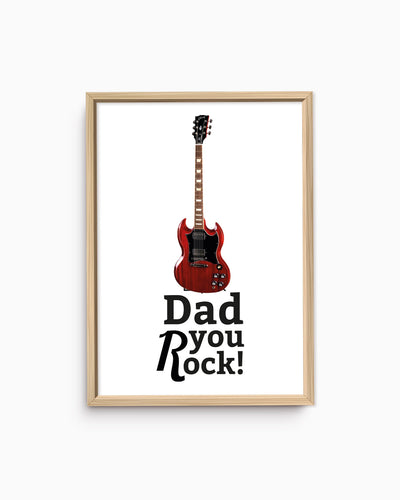Poster Dad you rock