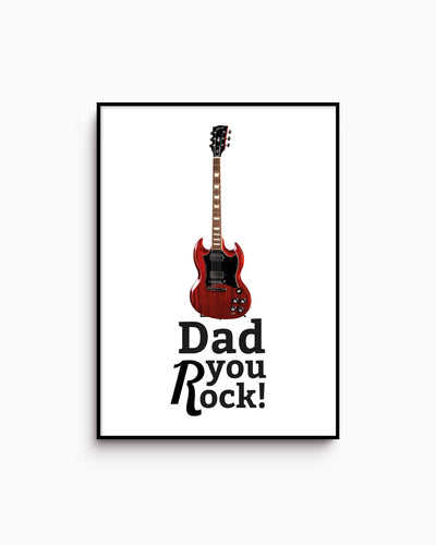 Poster Dad you rock
