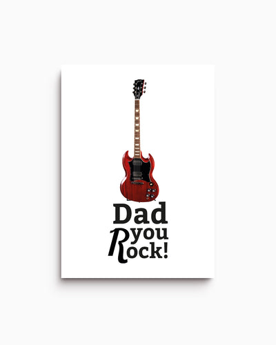 Poster Dad you rock