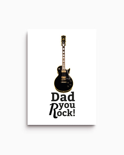Poster Dad you rock