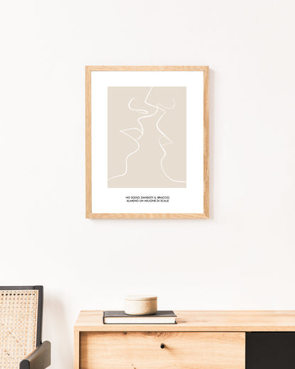 poster personalizzato per coppie poster moderno amore 