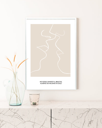 poster personalizzato per coppie poster moderno amore 