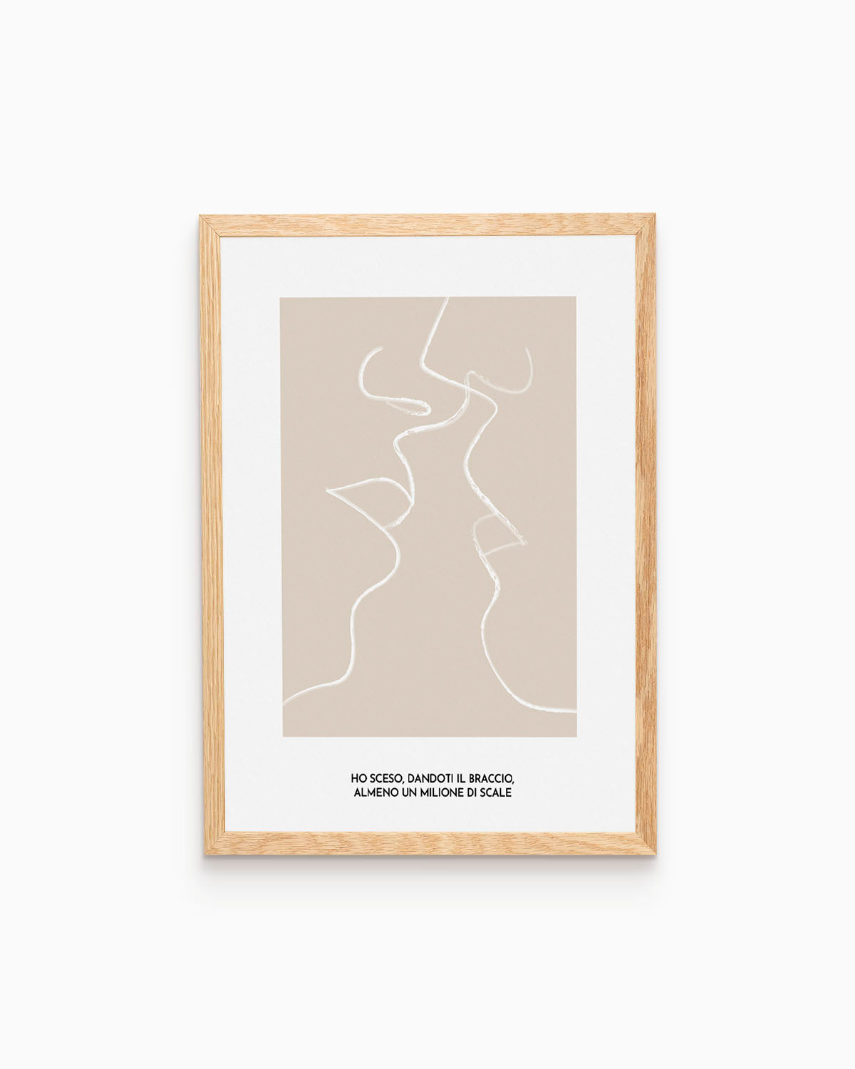 poster personalizzato per coppie poster moderno amore #colore_cornice-wood-natural