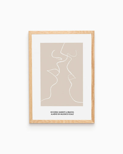 poster personalizzato per coppie poster moderno amore #colore_cornice-wood-natural