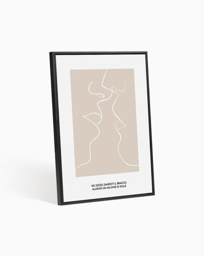 poster personalizzato per coppie poster moderno amore 