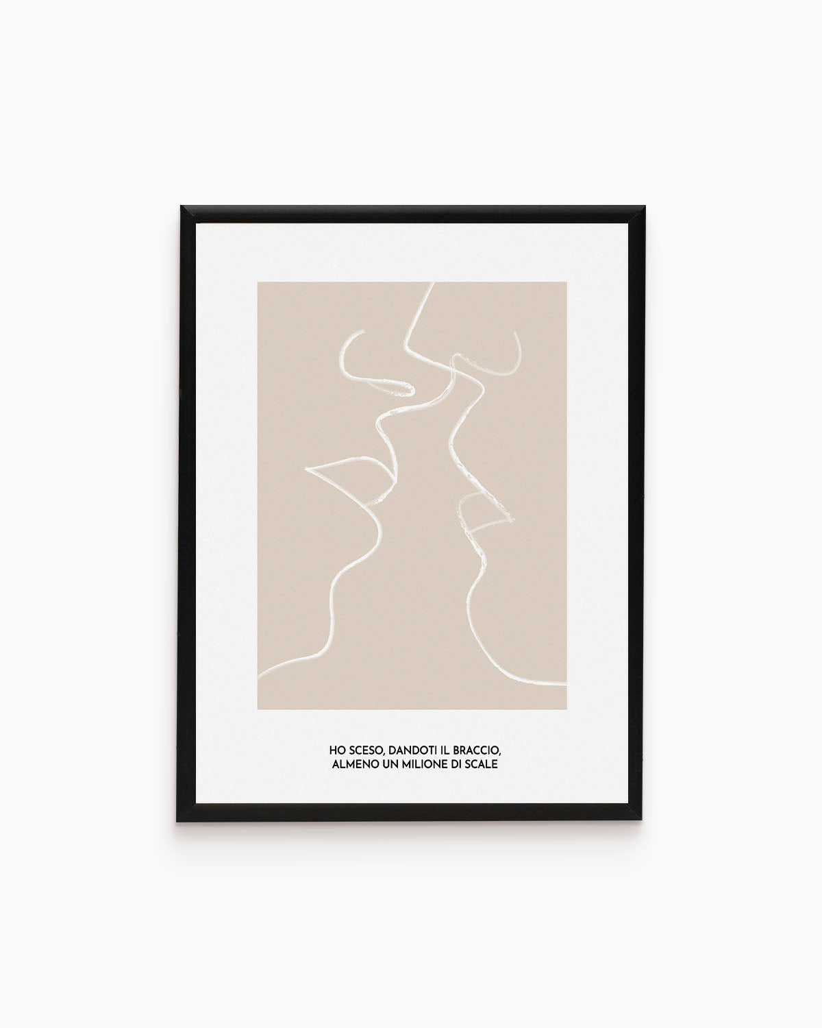 poster personalizzato per coppie poster moderno amore #colore_cornice-nera