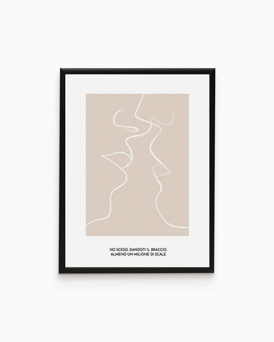 poster personalizzato per coppie poster moderno amore #colore_cornice-nera