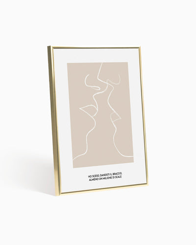 poster personalizzato per coppie poster moderno amore #colore_cornice-oro