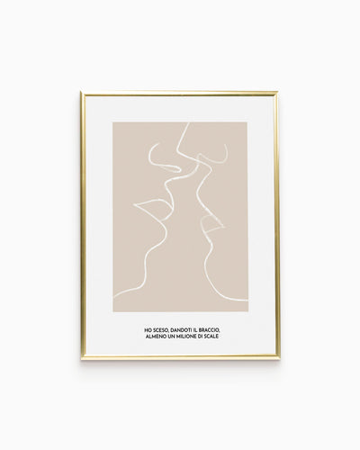 poster personalizzato per coppie poster moderno amore #colore_cornice-oro