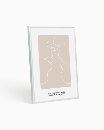 poster personalizzato per coppie poster moderno amore #colore_cornice-argento