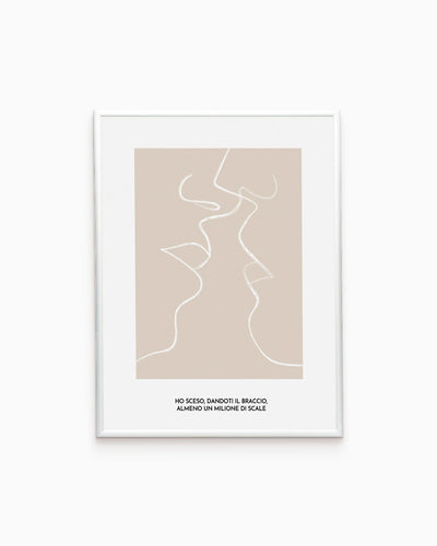 poster personalizzato per coppie poster moderno amore #colore_cornice-argento
