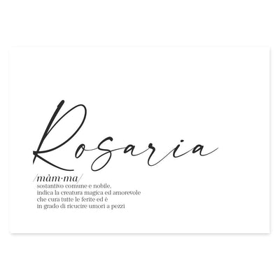 Poster Personalizzato Nome